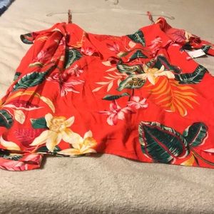 Cute Old Navy Tropical Flower Top